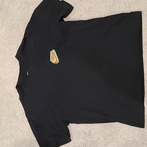 Giannis Nike Black Short Sleeve Tee with Multicolor Logo